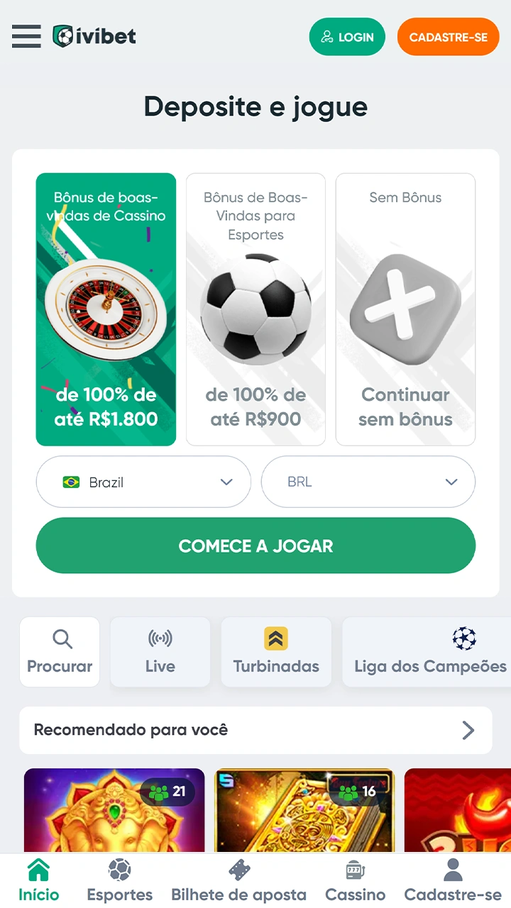 Betway aposta