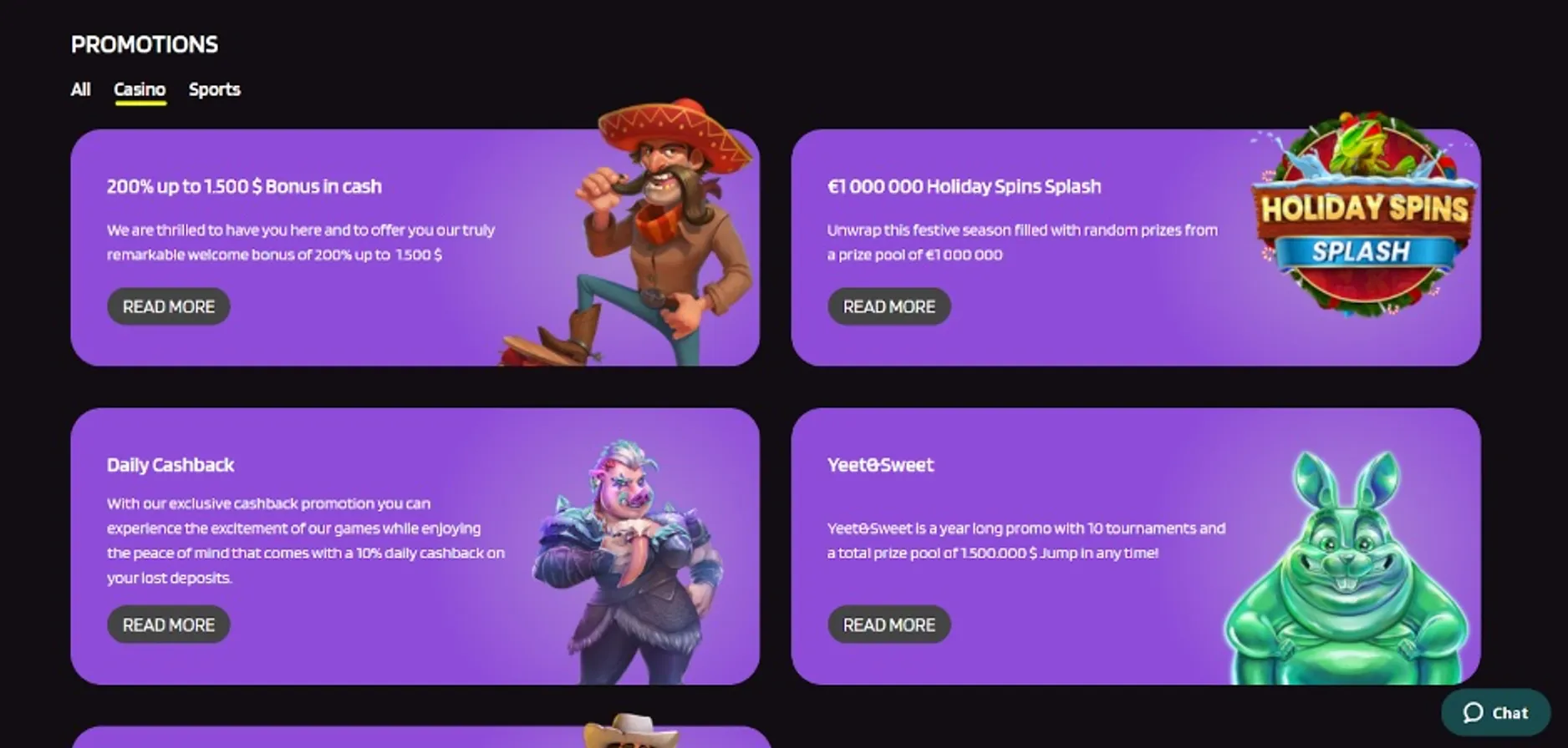Probabilidades jogos de hoje